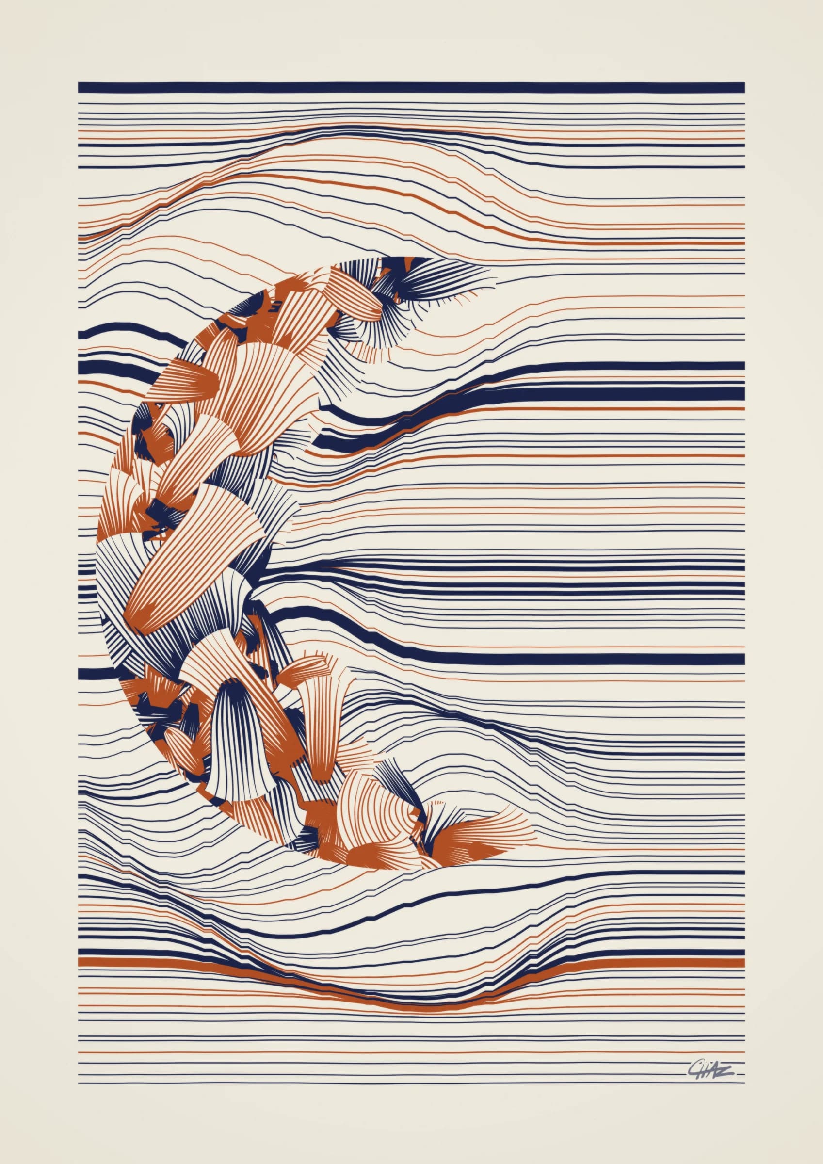 Lamella #0005 by Chaz.Art Studio
