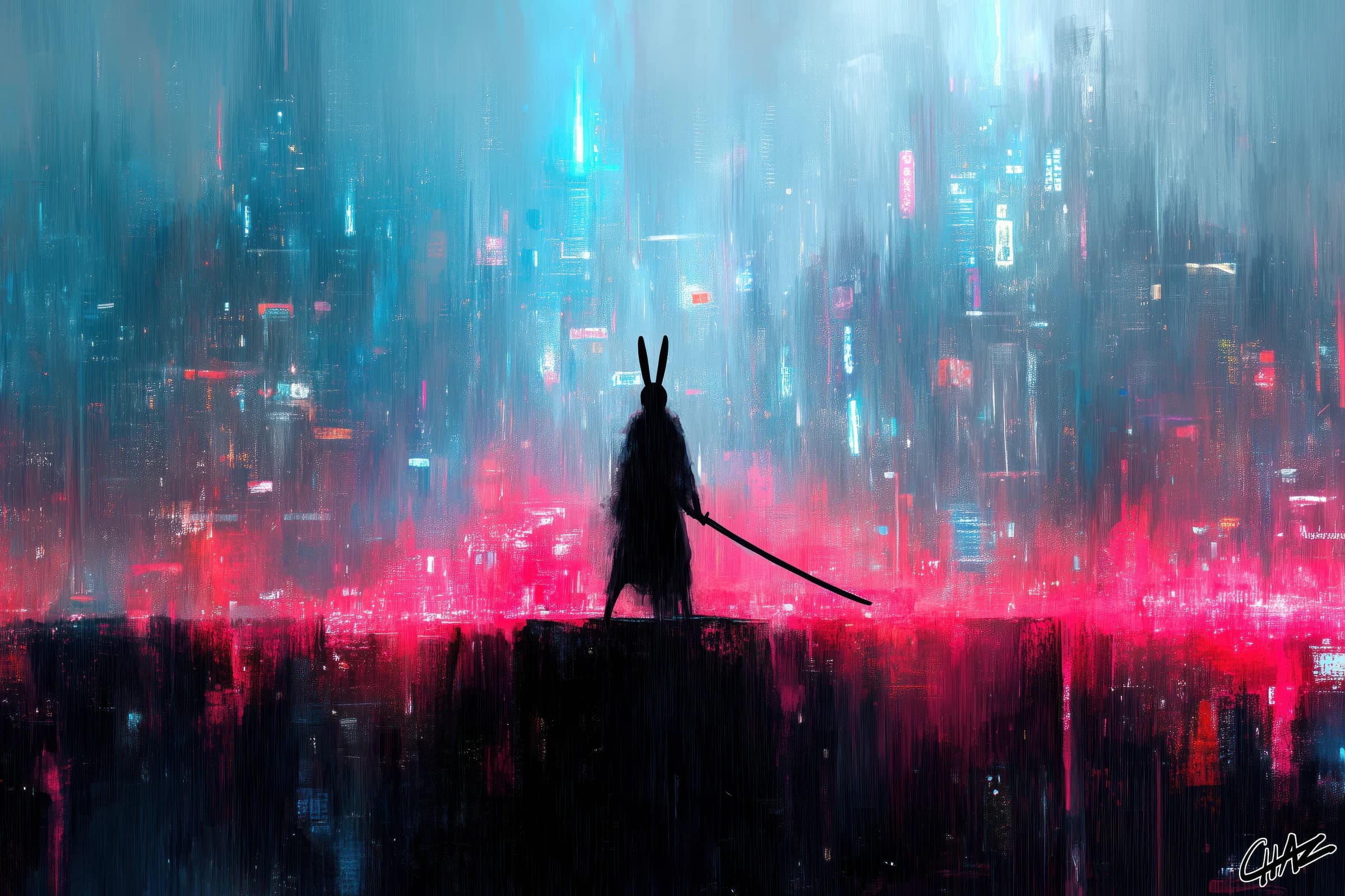 Cyberhare: Ghost in the Skyline by Chaz