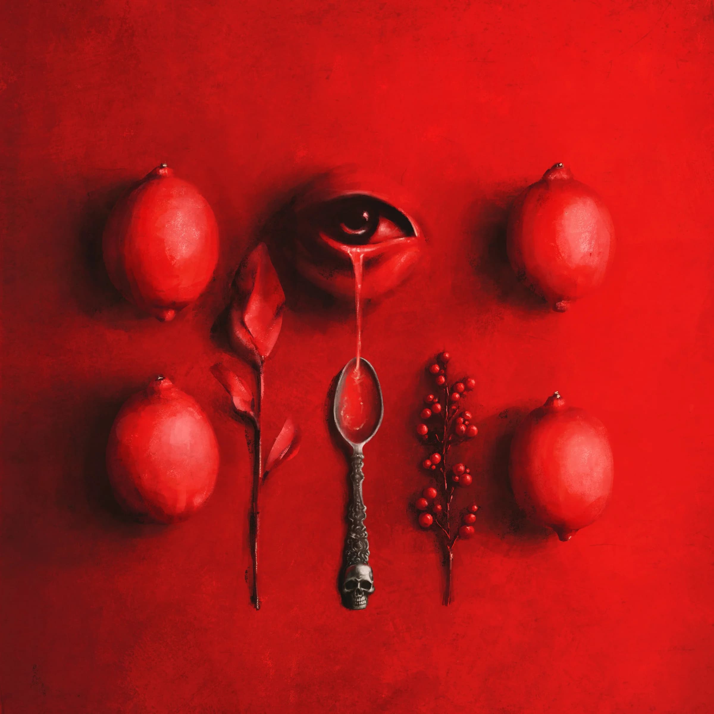 Still life with lemons by Anna Shee